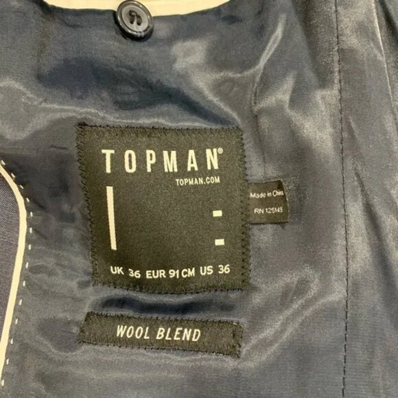 TOPMAN Skinny Fit Suit Jacket - Picture 6 of 7